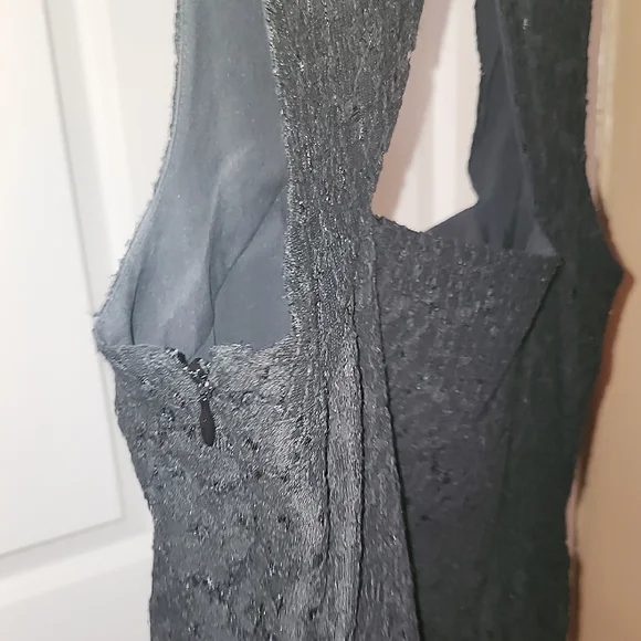 Anthropologie Black Lace Tank Top - Picture 3 of 8
